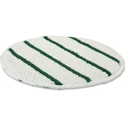 Rubbermaid Commercial 19 in. Diameter Low Profile Scrub-Strip Carpet Bonnet - White/Green