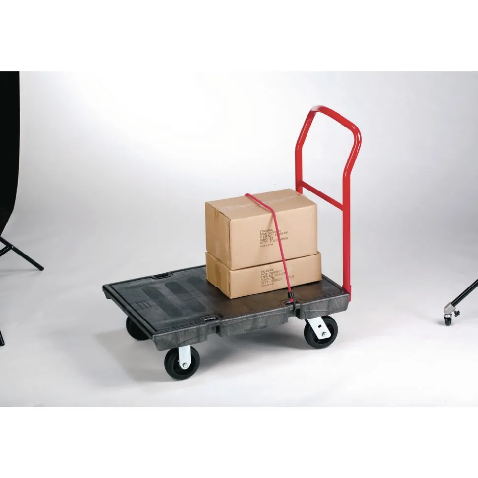 Rubbermaid Commercial 24 in. x 36 in. 1000 lbs. Capacity Heavy-Duty Platform Truck Cart - Black