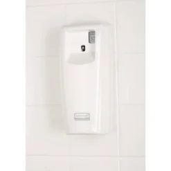 Rubbermaid Commercial 3.6 in. x 4.33 in. x 8.75 in. TC Microburst 9000 LCD Odor Control System - White