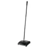 Rubbermaid Commercial 44 in. Steel/Plastic Handle Dual Action Sweeper - Black/Yellow