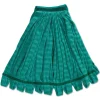 Rubbermaid Commercial 5 in. Green Headband Microfiber Tube Mop - Medium Green (6/Carton)