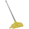 Rubbermaid Commercial 1 in. x 60 in. Invader Aluminum Side-Gate Wet-Mop Handle - Gray/Yellow