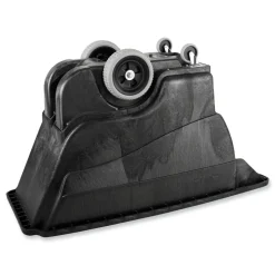 Rubbermaid Commercial 450 lbs. Capacity Rectangular Structural Foam Tilt Truck - Black