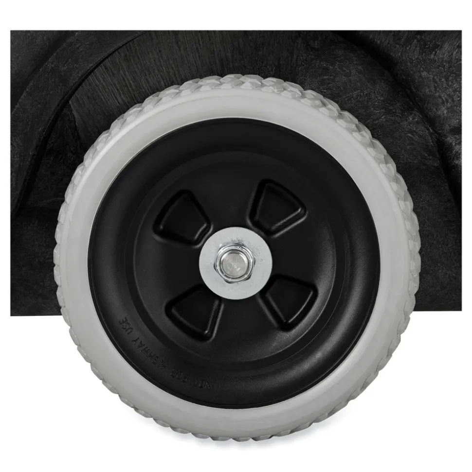 Rubbermaid Commercial 450 lbs. Capacity Rectangular Structural Foam Tilt Truck - Black