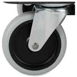 Rubbermaid Commercial 450 lbs. Capacity Rectangular Structural Foam Tilt Truck - Black