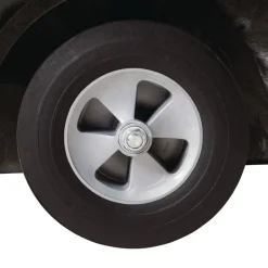 Rubbermaid Commercial 1250 lbs. Capacity Rectangular Structural Foam Tilt Truck - Black