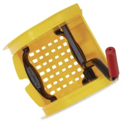 Rubbermaid Commercial 2064959 WaveBrake 2.0 Down-Press Plastic Wringer - Yellow