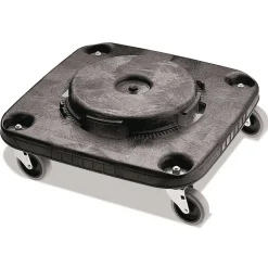 Rubbermaid Commercial BRUTE Square 300 lbs. Capacity Trash Can Dolly - Black