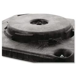 Rubbermaid Commercial BRUTE Square 300 lbs. Capacity Trash Can Dolly - Black