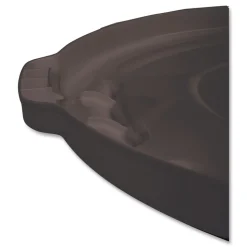 Rubbermaid Commercial BRUTE 22.25 in. Diameter Self-Draining Flat Top Lids for 32 Gallon Round BRUTE Containers - Black