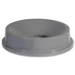 Rubbermaid Commercial BRUTE 22-3/8 in. Round Funnel Top Receptacle - Gray