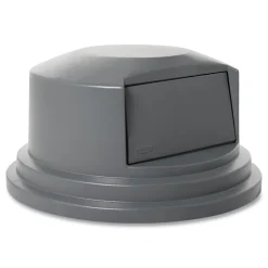 Rubbermaid Commercial BRUTE 27.55 in. Dome Top Lid for 55-Gallon Round Containers - Gray
