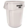 Rubbermaid Commercial Brute Container 44 gal Plastic White