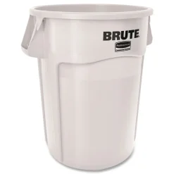 Rubbermaid Commercial Brute Container 44 gal Plastic White