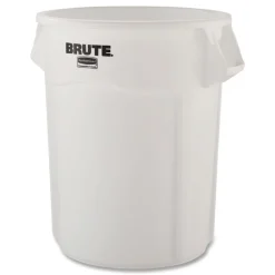 Rubbermaid Commercial Brute Container 44 gal Plastic White