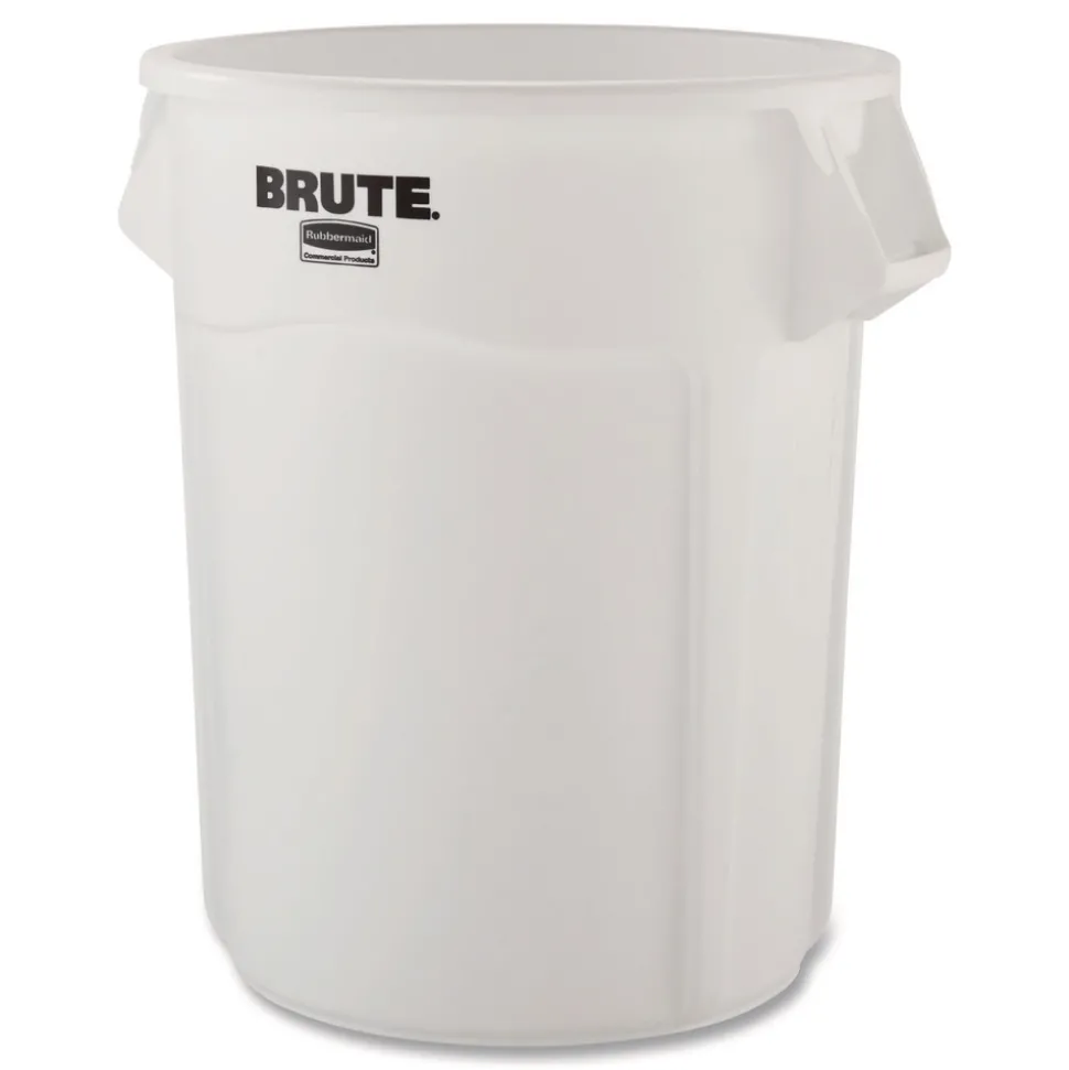 Rubbermaid Commercial Brute Container 44 gal Plastic White