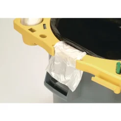 Rubbermaid Commercial 4-Compartment Standard Rim Caddy for Brute 32-1/2 in. Diameter Cans - Yellow