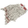 Rubbermaid Commercial Cotton/Synthetic Swinger Loop Wet Mop Heads - Large, White (6/Carton)