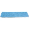 Rubbermaid Commercial Economy 18 in. Microfiber Wet Mopping Pads - Blue (12/Carton)