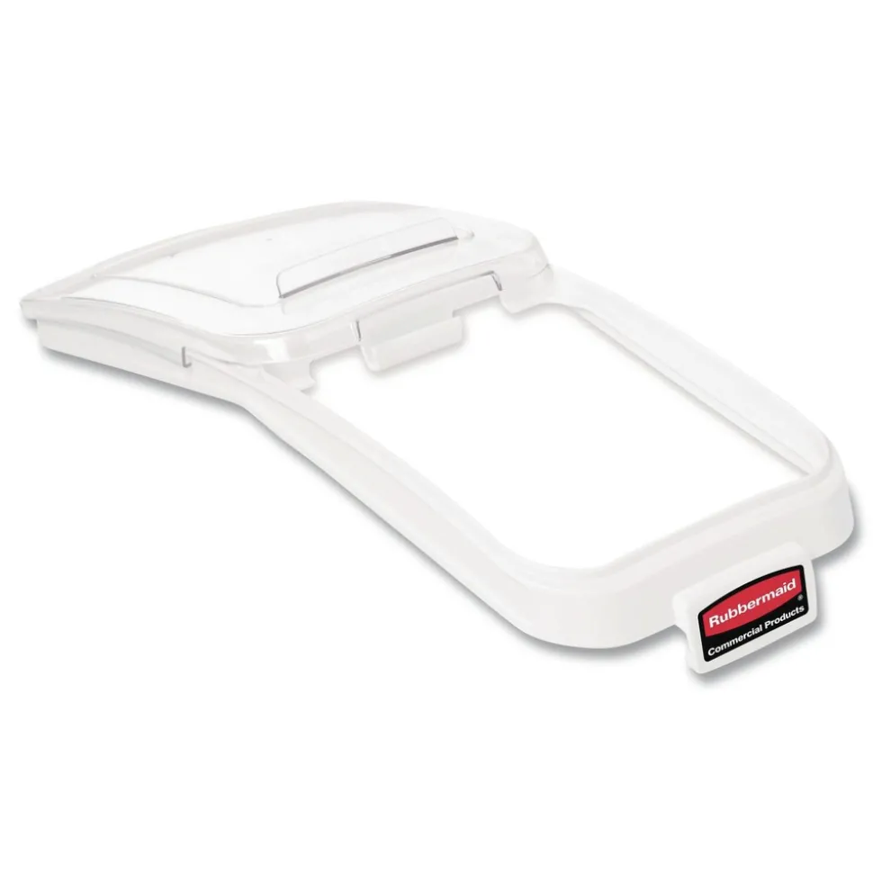 Rubbermaid Commercial FG9F7700CLR Prosave 29 in. x 12.13 in. x 1.9 in. Bin Lid and Scoop Replacement - Clear
