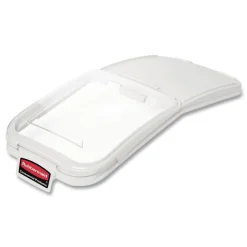 Rubbermaid Commercial FG9F7700CLR Prosave 29 in. x 12.13 in. x 1.9 in. Bin Lid and Scoop Replacement - Clear