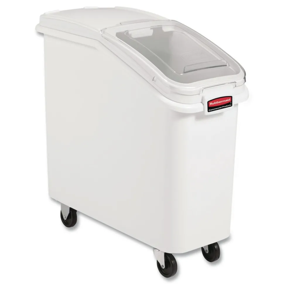 Rubbermaid Commercial FG9F7700CLR Prosave 29 in. x 12.13 in. x 1.9 in. Bin Lid and Scoop Replacement - Clear