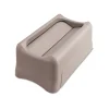 Rubbermaid Commercial FG267360GRAY Slim Jim 11.38 in. x 20.5 in. x 5 in. Swing Lid - Gray