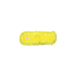 Rubbermaid Commercial FGJ15300YL00 24 in. Trapper Commercial Looped-End Launderable Dust Mop - Yellow