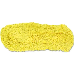 Rubbermaid Commercial FGJ15300YL00 24 in. Trapper Commercial Looped-End Launderable Dust Mop - Yellow