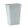 Rubbermaid Commercial 10.25-Gallon Rectangular Deskside Wastebasket - Gray