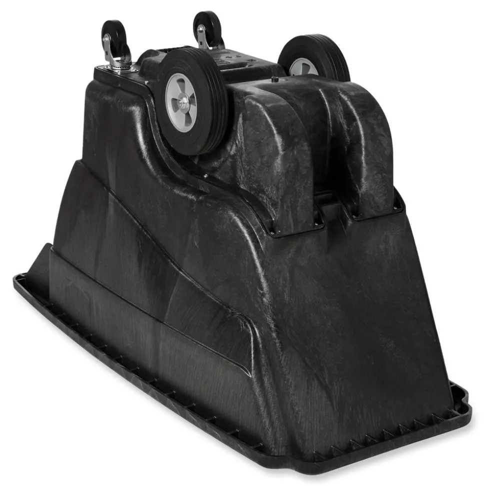 Rubbermaid Commercial 101-Gallon Structural Foam Tilt Truck with 850-lb. Capacity - Black