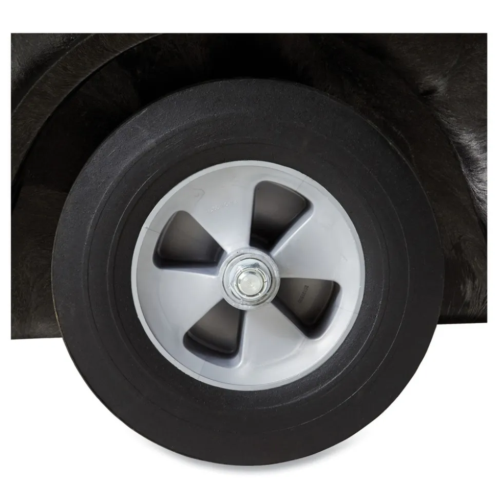 Rubbermaid Commercial 101-Gallon Structural Foam Tilt Truck with 850-lb. Capacity - Black