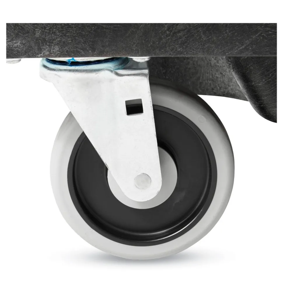 Rubbermaid Commercial 101-Gallon Structural Foam Tilt Truck with 850-lb. Capacity - Black