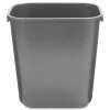 Rubbermaid Commercial 3.5-Gallon Rectangular Deskside Wastebasket - Black