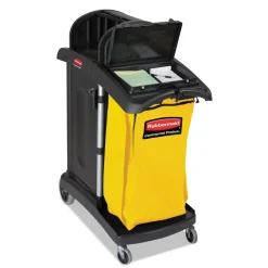 Rubbermaid Commercial High Capacity Cleaning Cart - Black