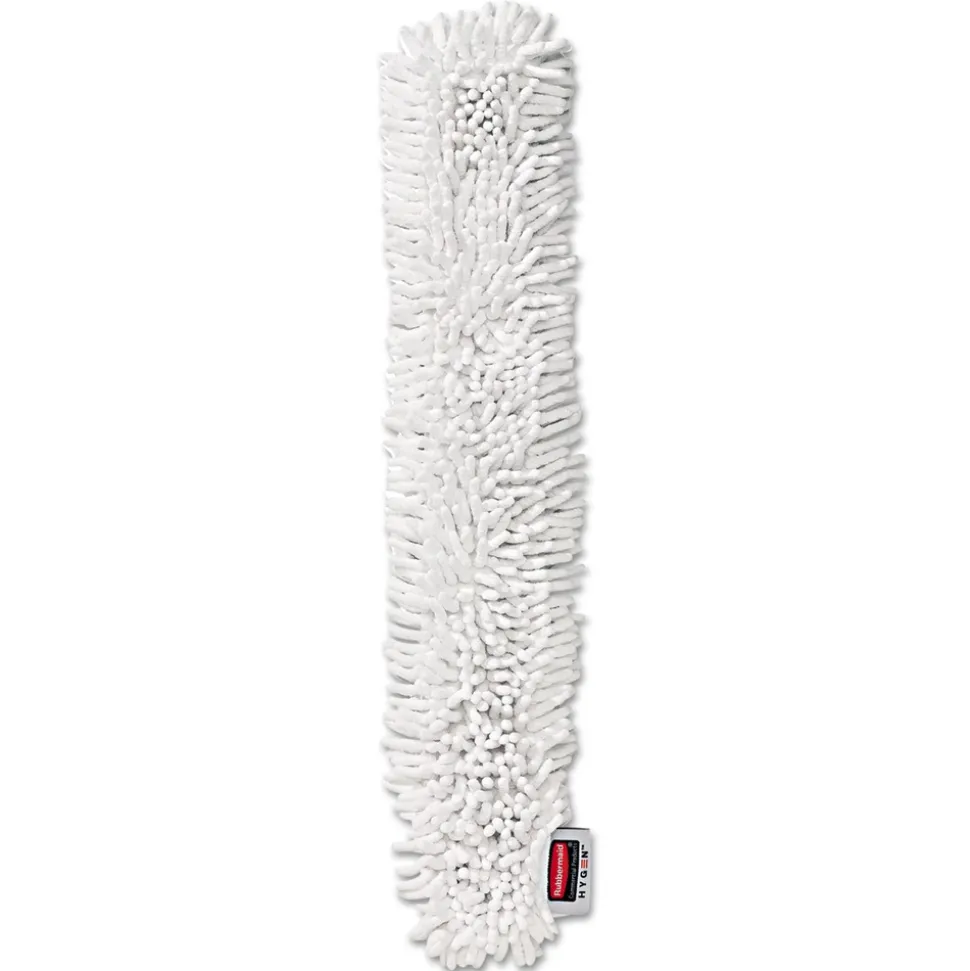 Rubbermaid Commercial HYGEN HYGEN Quick-Connect Microfiber Dusting Wand Sleeve - White (6/Carton)