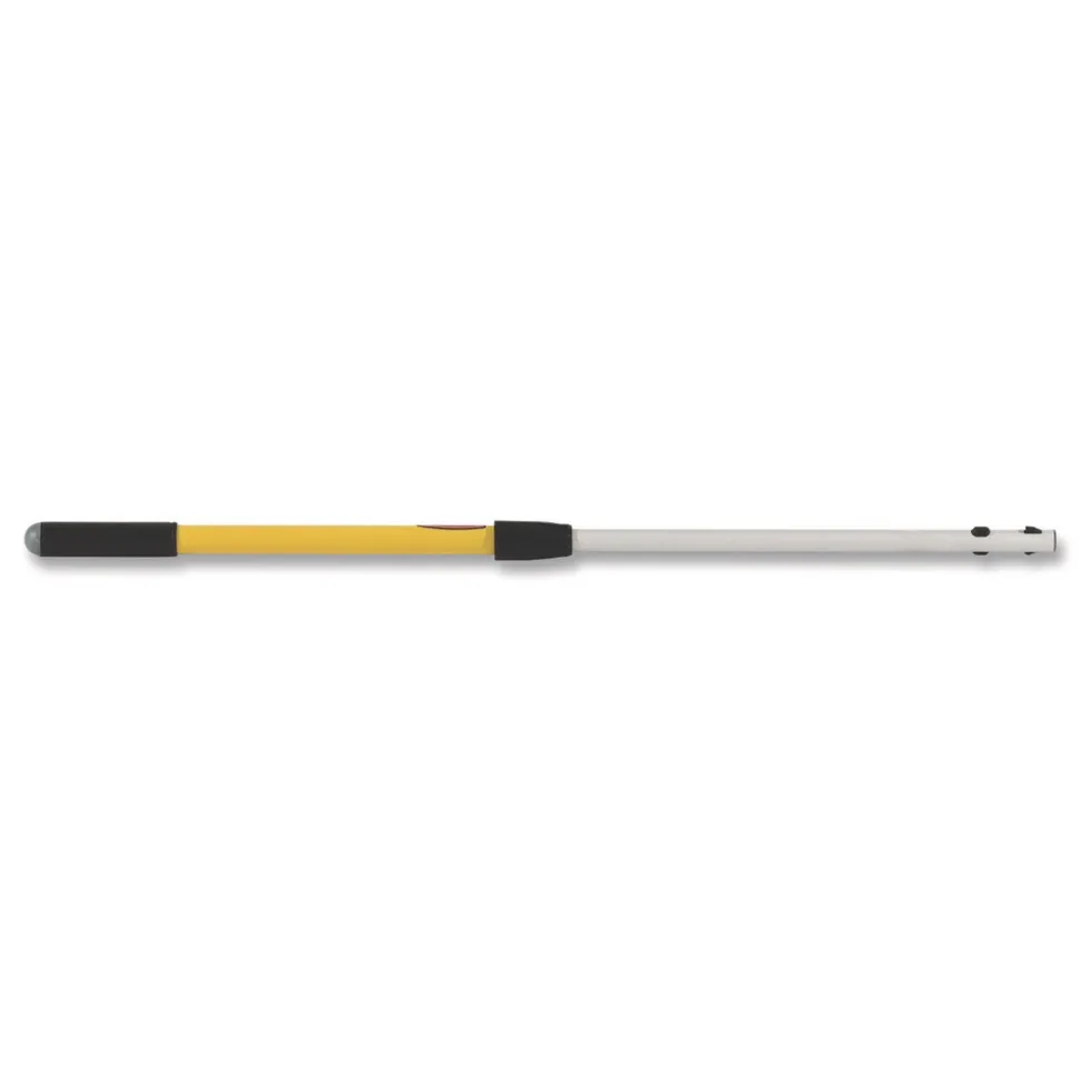 Rubbermaid Commercial HYGEN 48 in. - 72 in. HYGEN Quick-Connect Extension Handle - Yellow/Black
