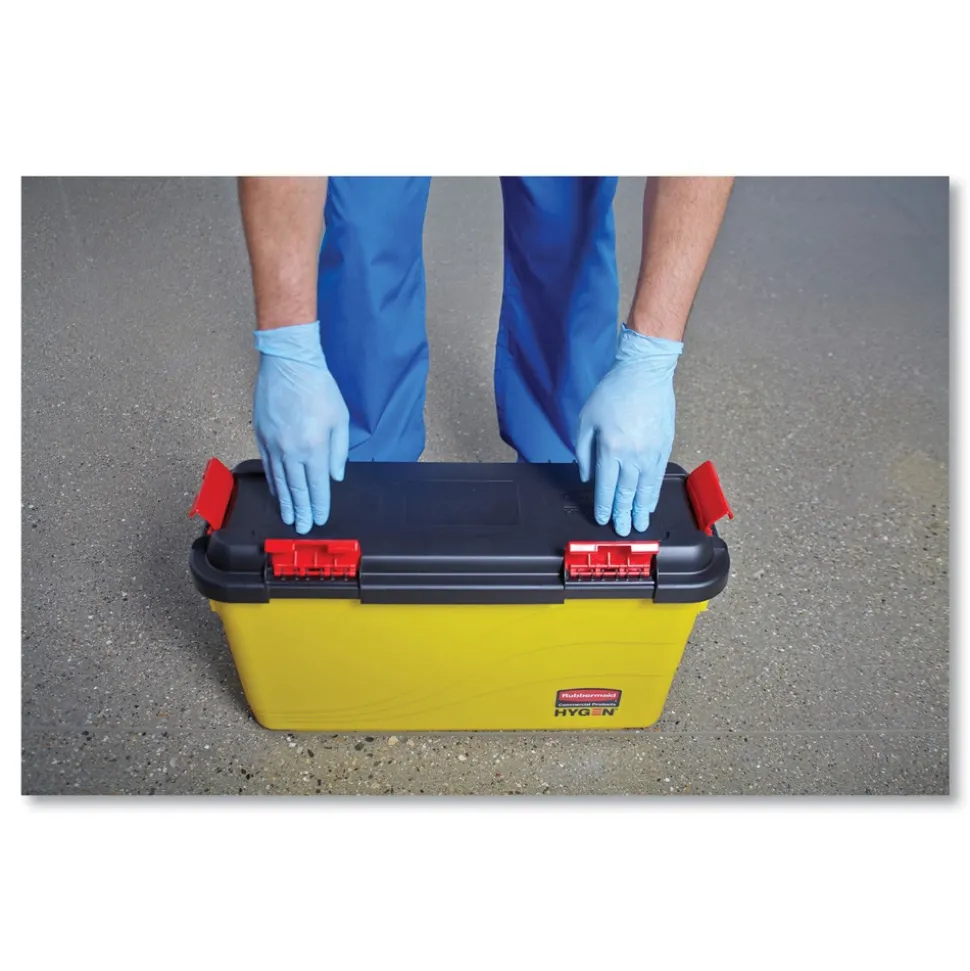 Rubbermaid Commercial HYGEN 6.8 gal. HYGEN Charging Bucket - Yellow