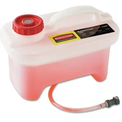 Rubbermaid Commercial HYGEN HYGEN 2 Gallon Cleaning Solution Reservoir Pulse Caddy with Clean Connect