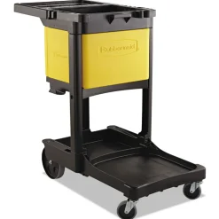Rubbermaid Commercial Locking Cabinet For Cleaning Carts - Yellow