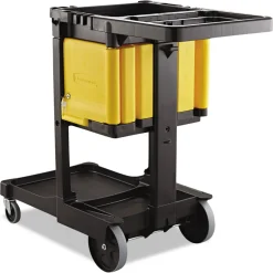 Rubbermaid Commercial Locking Cabinet For Cleaning Carts - Yellow