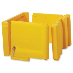 Rubbermaid Commercial Locking Cabinet For Cleaning Carts - Yellow