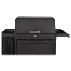 Rubbermaid Commercial Locking Security Hood for Housekeeping Carts - Black