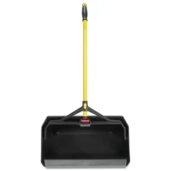 Rubbermaid Commercial Maximizer 20.44 in. W x 29 in. H Plastic Heavy-Duty Stand Up Debris Pan - Yellow/Black