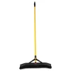 Rubbermaid Commercial Maximizer 24 in. Polypropylene Bristles Push-to-Center Broom - Yellow/Black