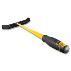 Rubbermaid Commercial Maximizer 24 in. Polypropylene Bristles Push-to-Center Broom - Yellow/Black