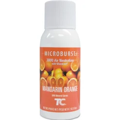 Rubbermaid Commercial Microburst 3000 2 oz. Aerosol Spray Refill - Mandarin Orange (12/Carton)