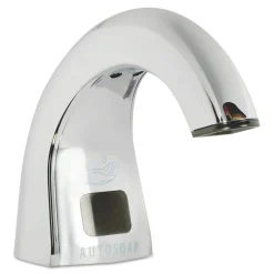 Rubbermaid Commercial One Shot 1.9 in. x 5.5 in. x 4 in. Touch Free Liquid Soap Dispenser - Polished Chrome