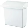 Rubbermaid Commercial Plastic Sanitary Napkin Receptacle with Rigid Liner - White
