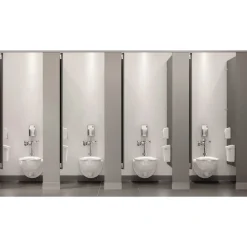 Rubbermaid Commercial Plastic Sanitary Napkin Receptacle with Rigid Liner - White